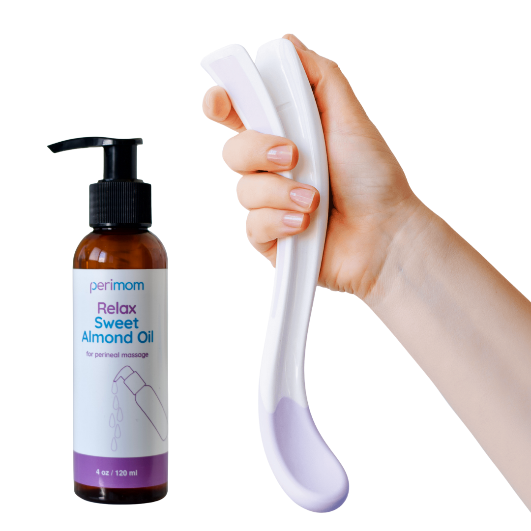 Perimom Perineal Massage Kit, Tool and Oil